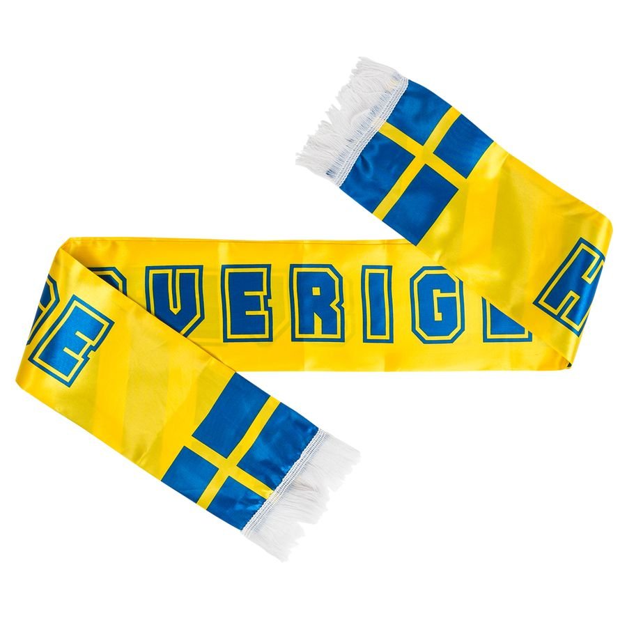 Sverige Satin Halstørklæde EURO 2020 - Gul/Blå thumbnail