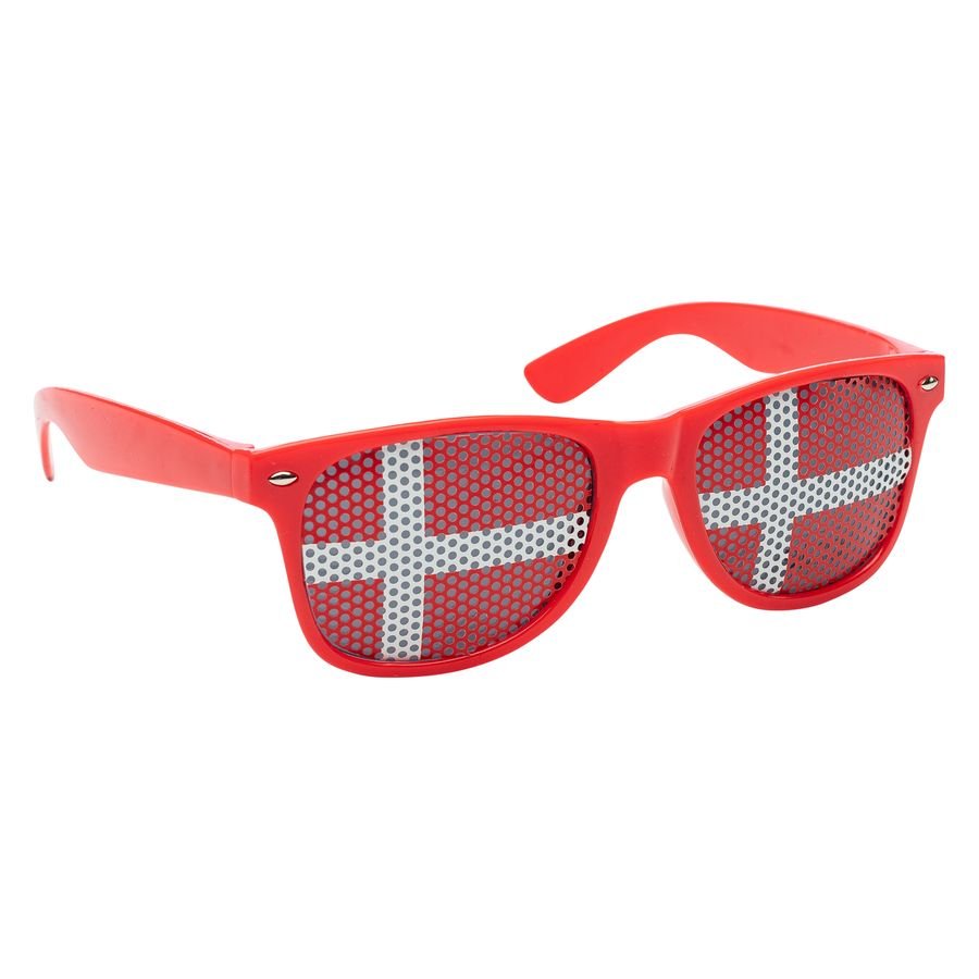 Danmark Solbriller - Rød/Hvid thumbnail