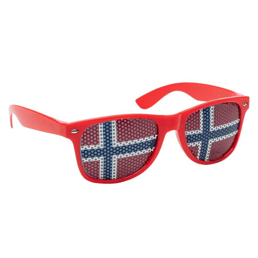 Norge Solbriller - Rød/Blå/Hvid thumbnail