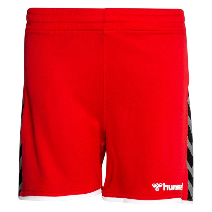 Hummel Shorts Authentic Poly - Rød/Hvid Børn thumbnail