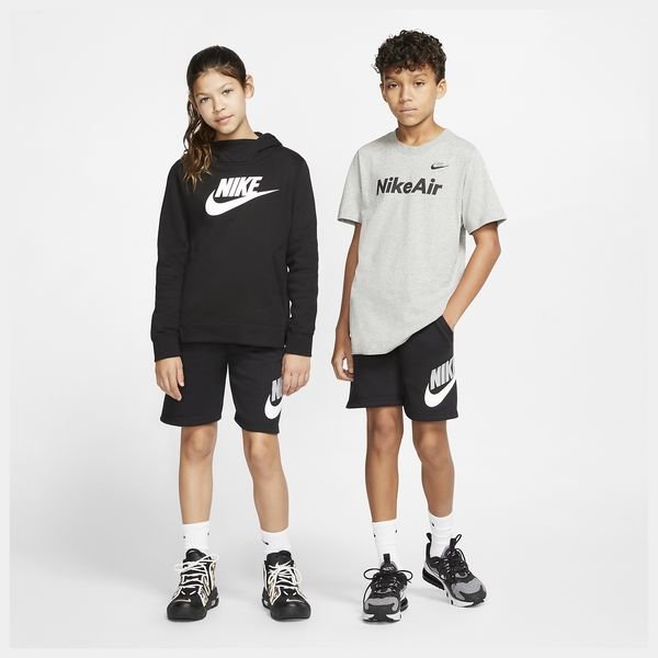 Nike Sportswear Club Fleece Big Kid BLACK/BLACK | Sportshorts
