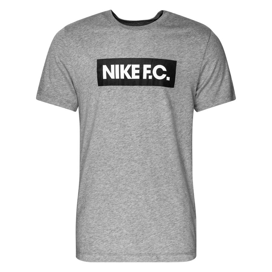 schipper Auroch convergentie Nike F.C. T-shirt Block - Grijs/Zwart | www.unisportstore.nl