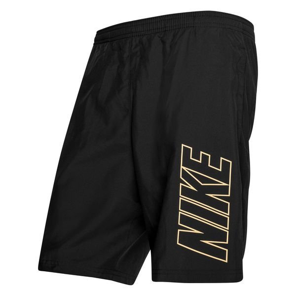 black and gold nike shorts