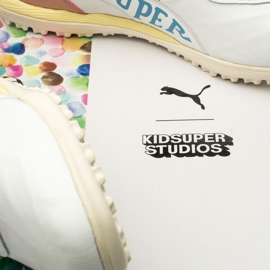 PUMA King TT Kidsuper - PUMA White/Mellow Yellow/Misty Rose