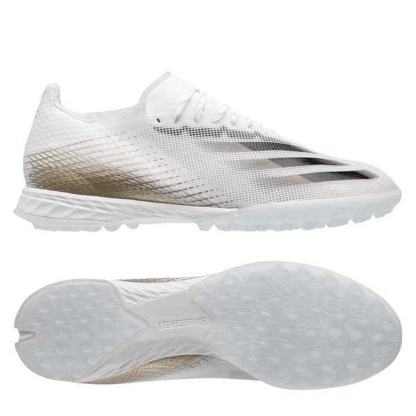 adidas X Ghosted .1 TF Inflight - Footwear White/Core Black/Metallic Gold |  www.unisportstore.com