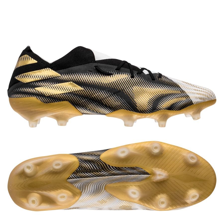 adidas white and gold football boots
