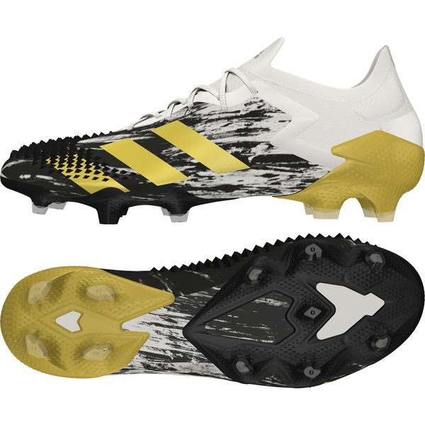 adidas Predator 20.1 Low FG/AG Inflight - Footwear White/Gold Metallic/Core  Black | www.unisportstore.com