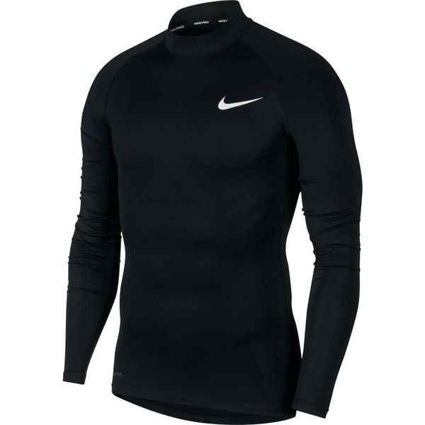 Nike Pro Compression Mock - Black/White | www.unisportstore.com