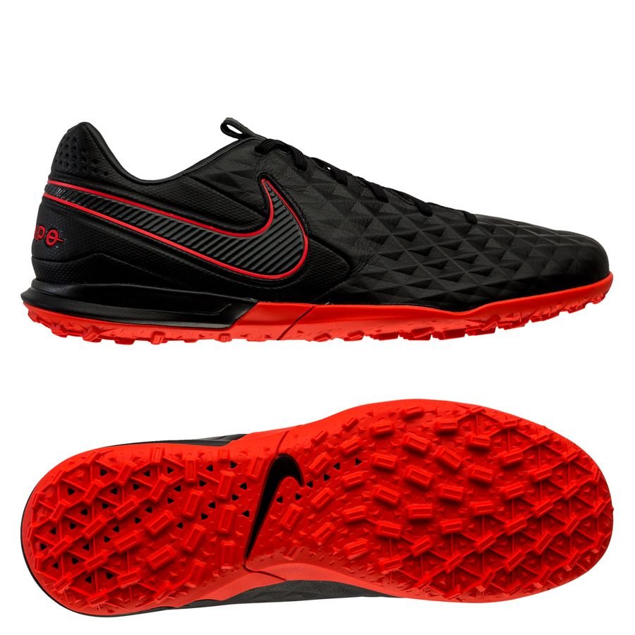Nike Tiempo Legend 8 Pro TF Black X Chile Red - Black/Chile Red/Dark Smoke  Grey | www.unisportstore.com