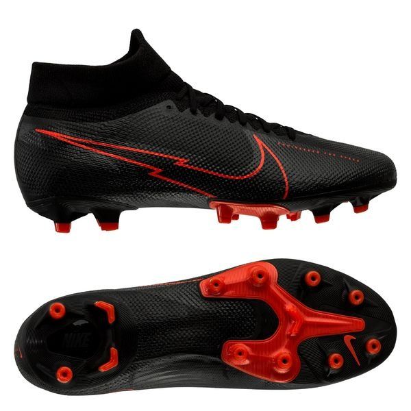 nike boots red and black