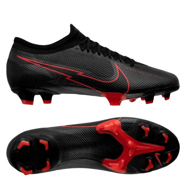 nike black and red boots