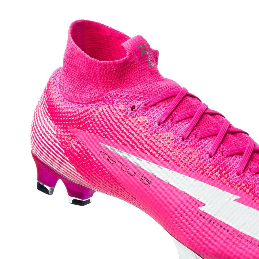 nike superfly pink and white