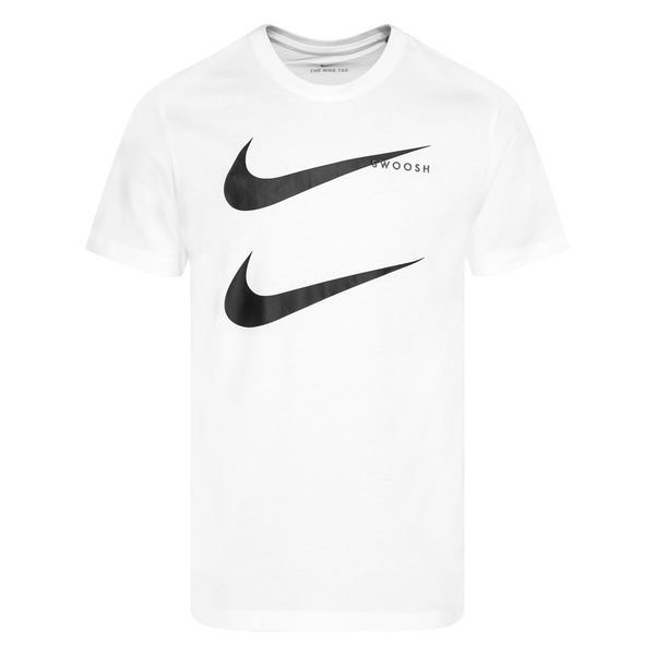 Nike T-Shirt NSW Swoosh 2 - White/Black | www.unisportstore.com