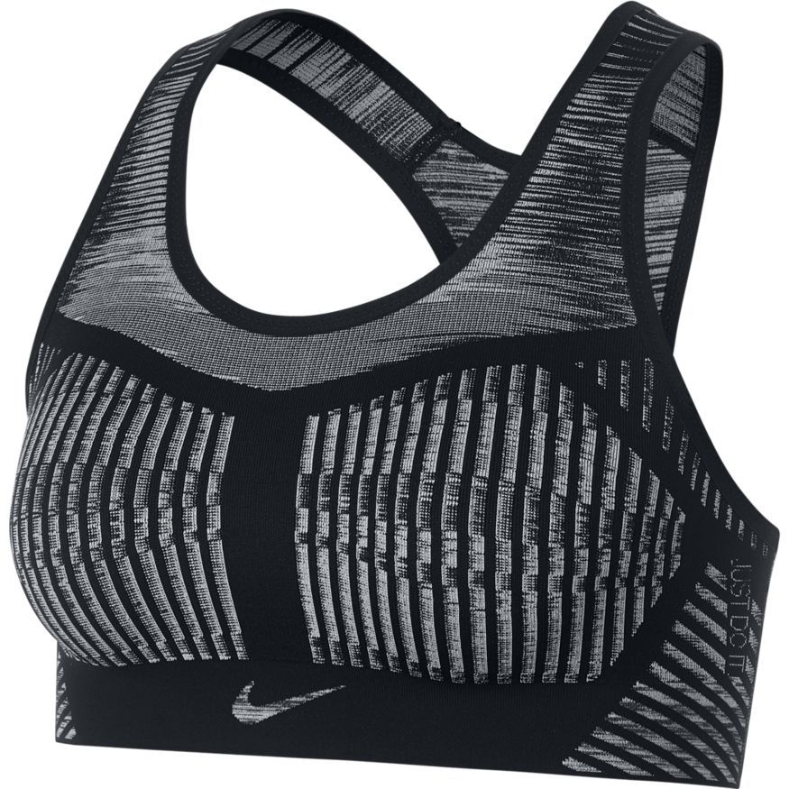 Nike Sports BH FE/NOM Flyknit - Sort/Hvid Kvinde thumbnail
