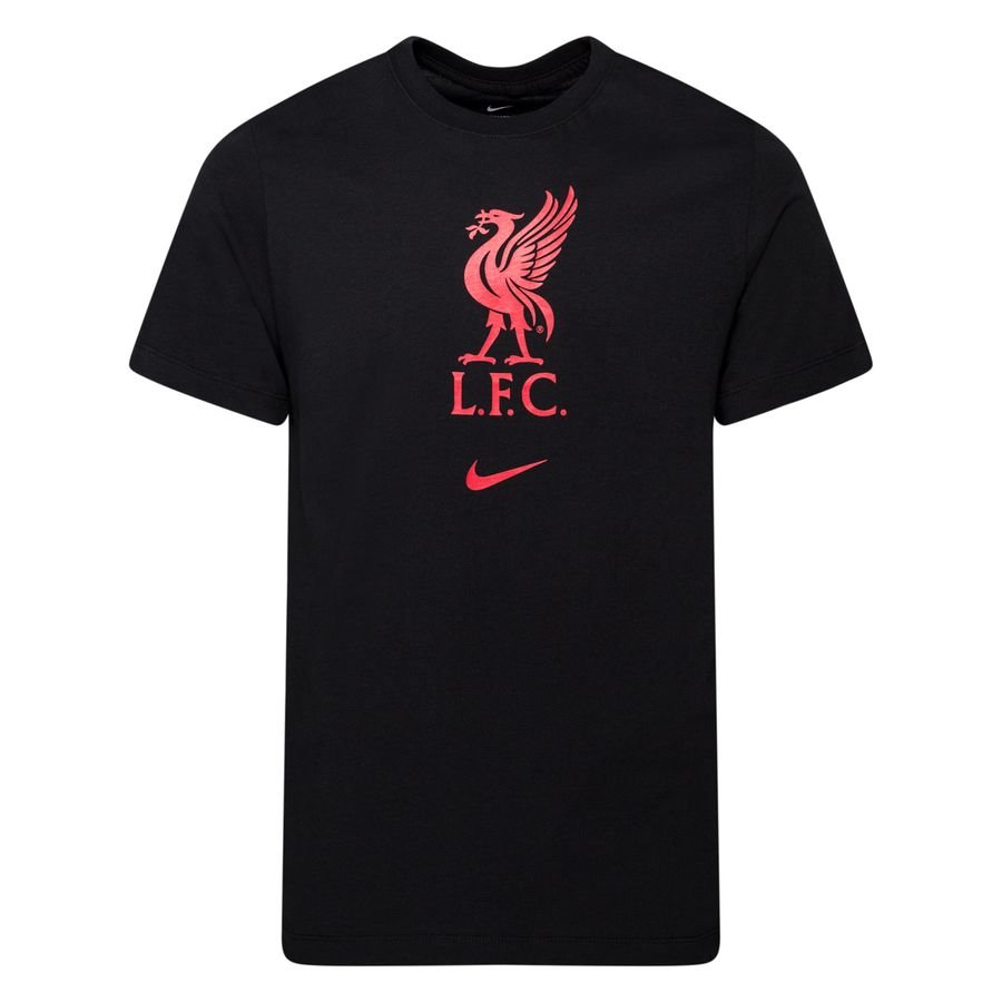 Nike Liverpool T-Shirt Crest - Svart/Röd