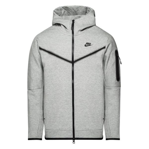 Nike Hoodie NSW Tech Fleece - Dark Grey Heather/Black | www ...