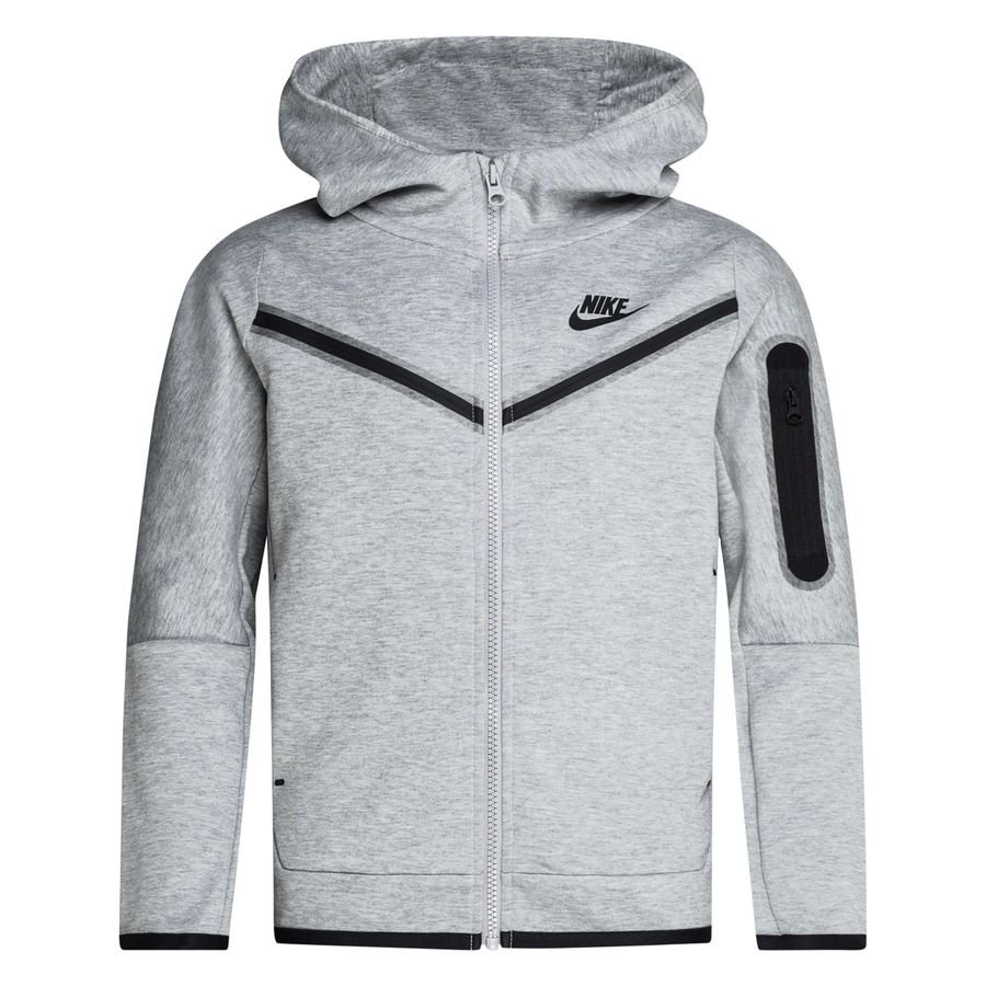 nike tech fleece hoodie heather grey