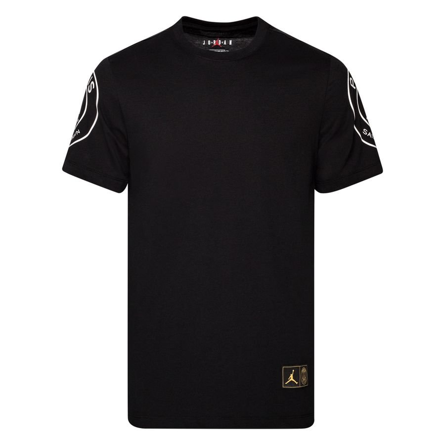 Paris Saint Germain T-Shirt Logo Jordan x PSG - Black |  www.unisportstore.com