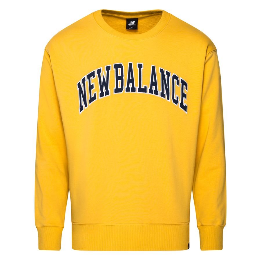 New Balance Athletics Varsity Pack Sweatshirt Gelb Schwarz Www Unisportstore De