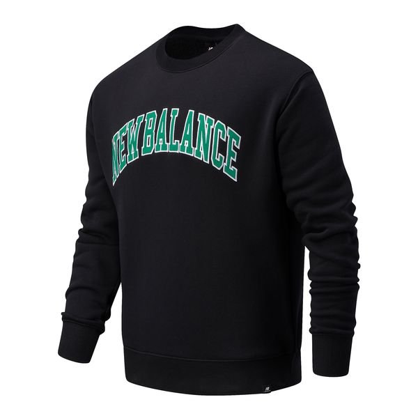 New Balance Athletics Varsity Pack Sweatshirt - Black/Varsity Green ...