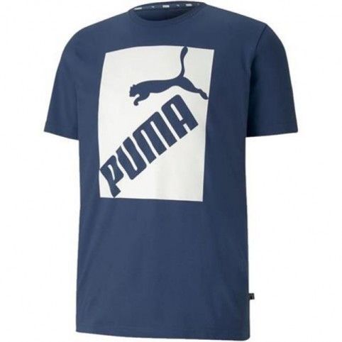 puma white and blue t shirt