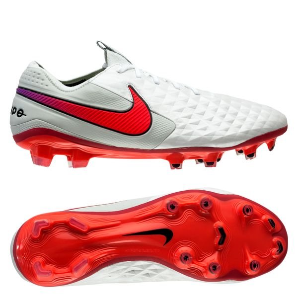 nike tiempo white and red