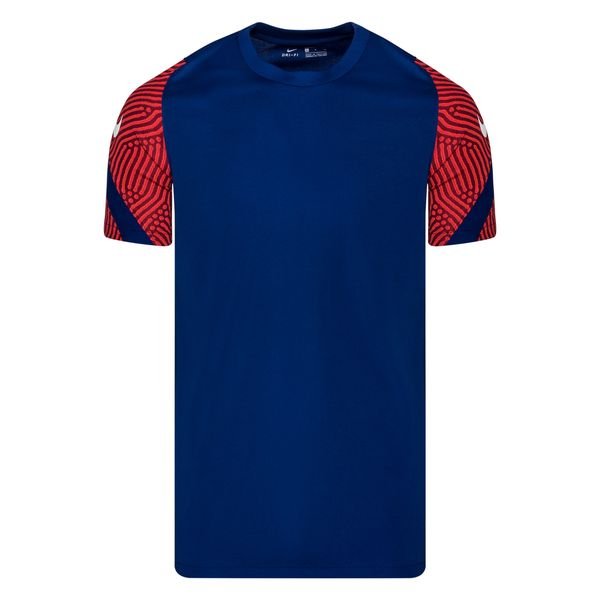 red white and royal blue nike shirt