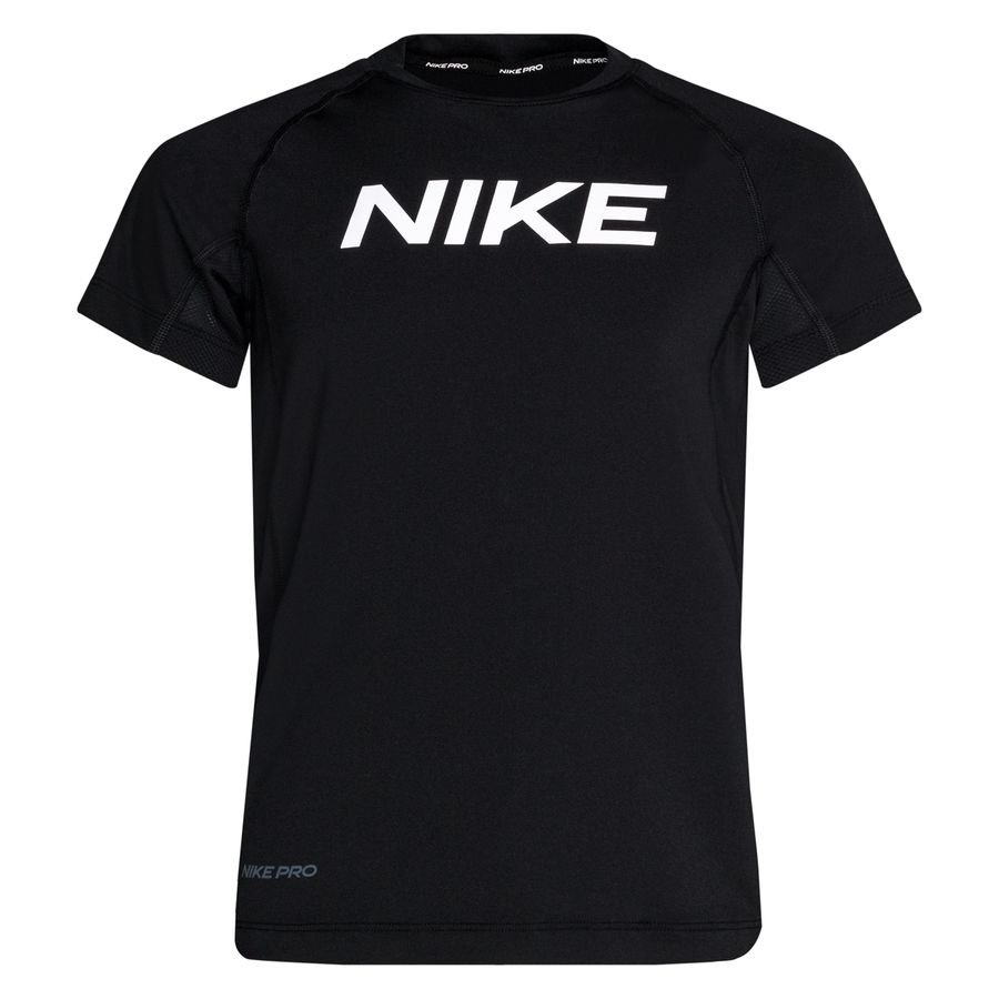 Nike Pro Trænings T-Shirt - Sort/Hvid Børn thumbnail