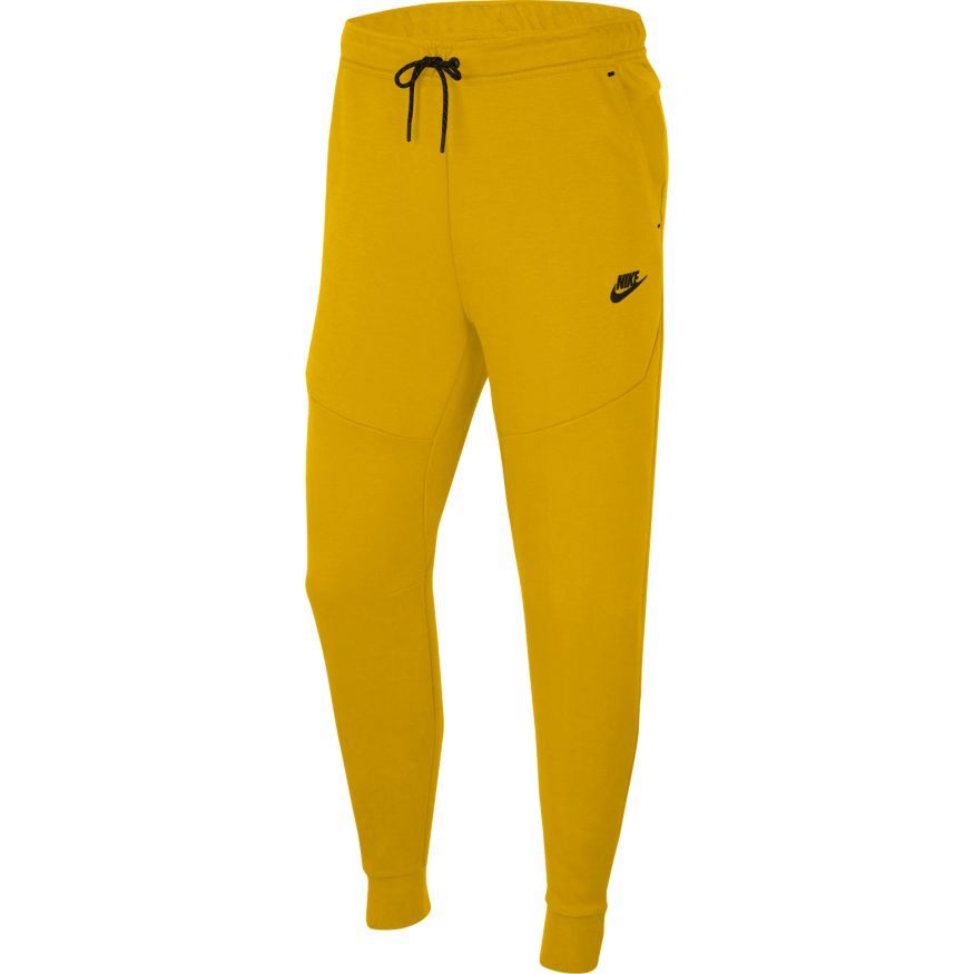 yellow nike fleece pants