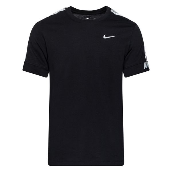 Nike T-Shirt NSW Repeat - Black/Reflect Silver | www.unisportstore.com