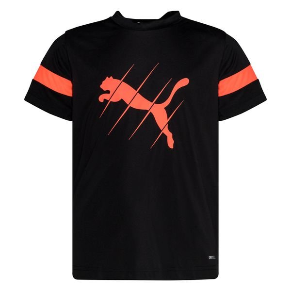 PUMA Training T-Shirt ftblPLAY Logo - Black/Energy Red Kids | www ...