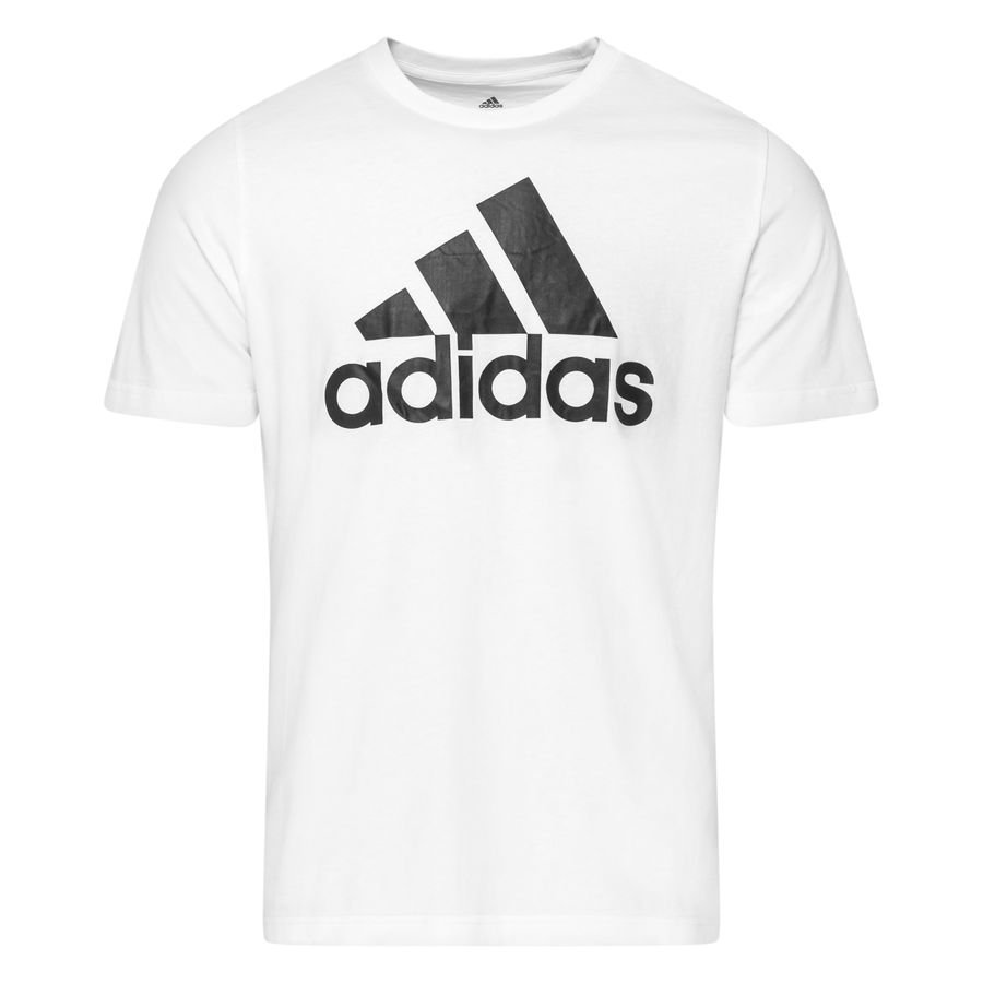 adidas T-Shirt Essentials Big Logo - Hvid/Sort thumbnail