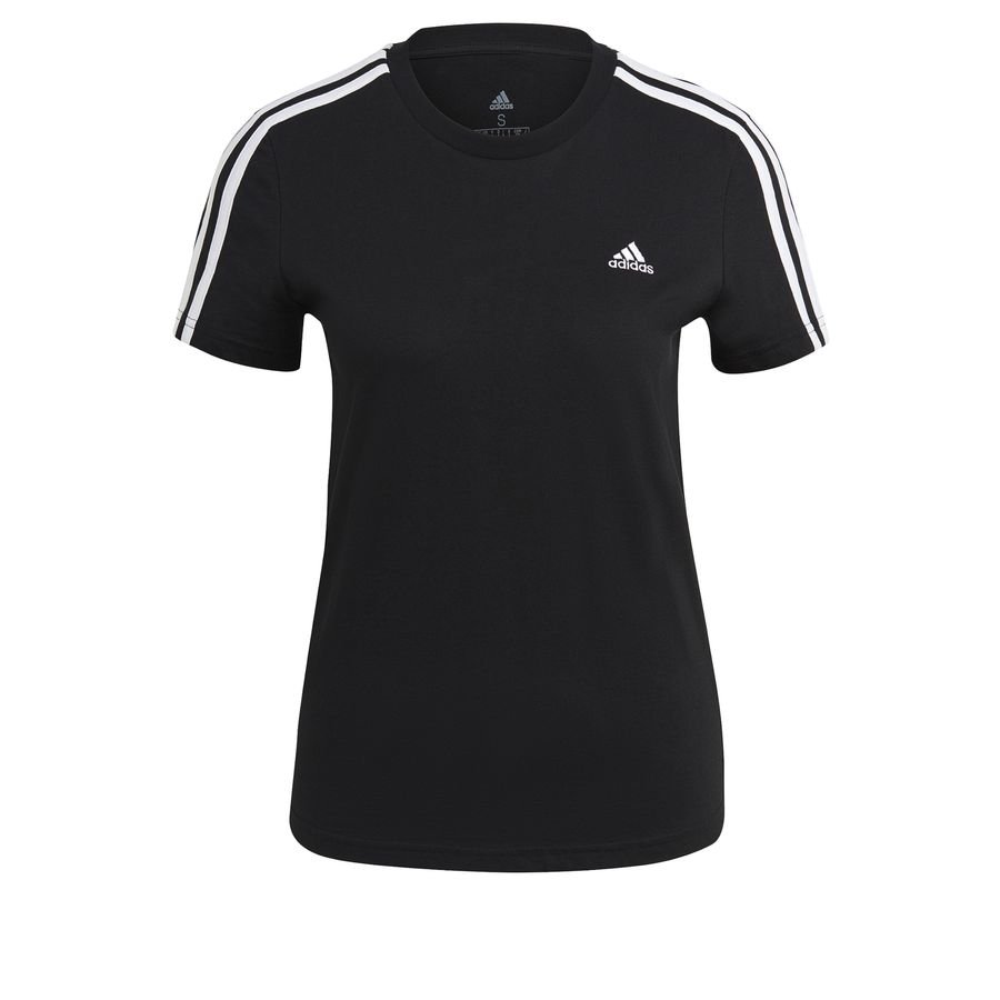 adidas T-Shirt 3-Stripes - Sort/Hvid Kvinde thumbnail