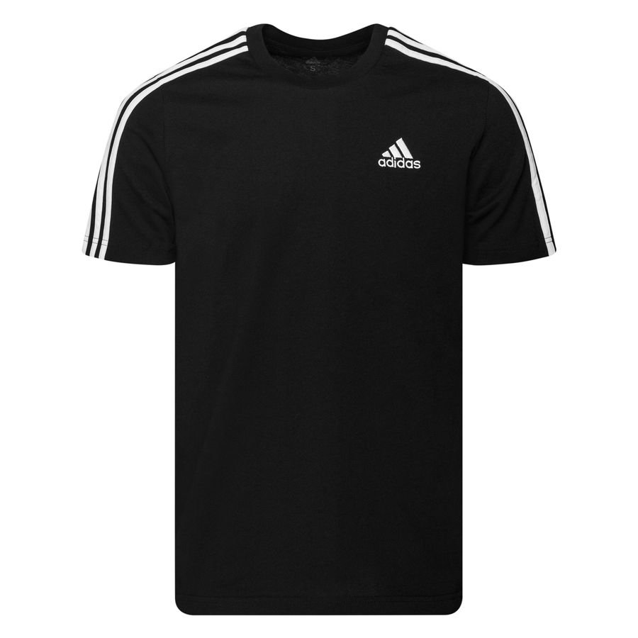 adidas T-Shirt 3-Stripes - Sort/Hvid thumbnail