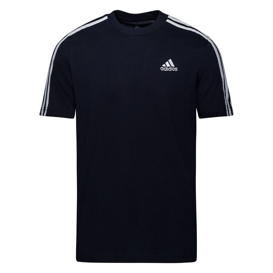 adidas T-Shirt 3-Stripes - Navy/Hvid thumbnail