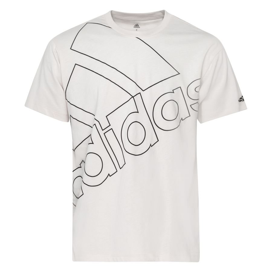 adidas T-Shirt Logo - Aluminium/Sort Kvinde thumbnail
