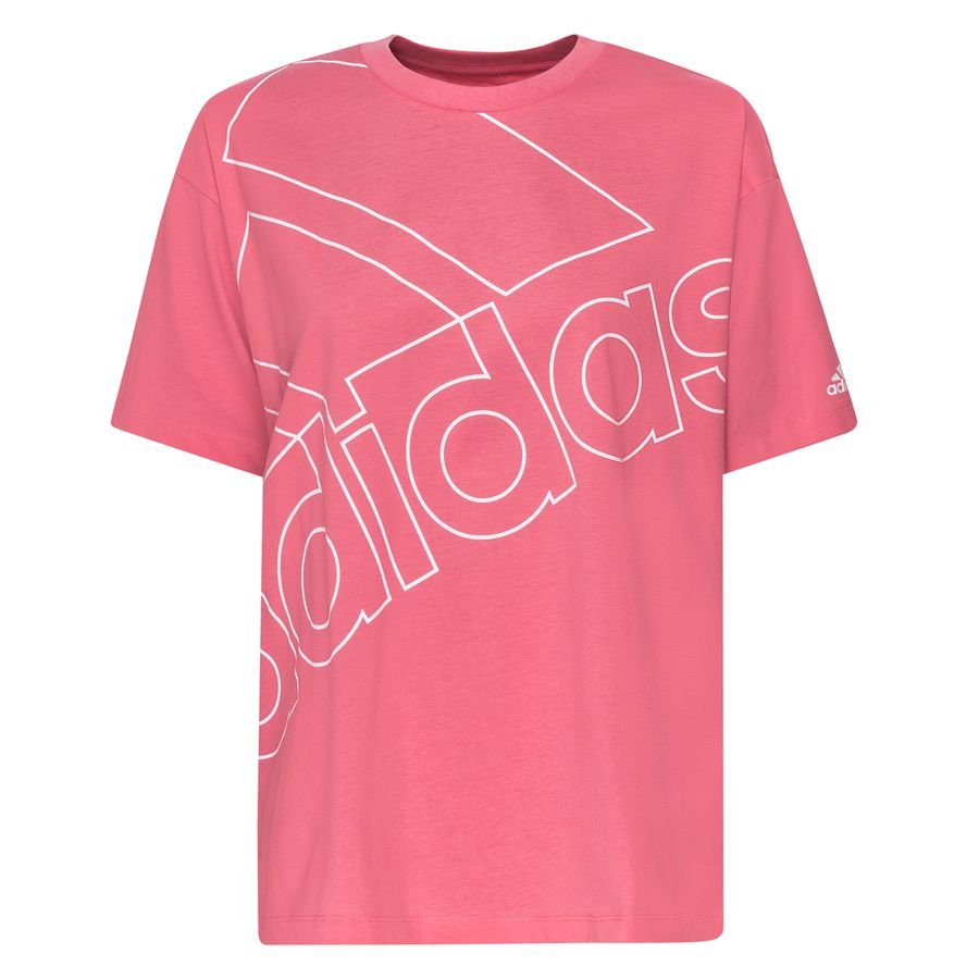adidas T-Shirt Logo - Pink/Hvid Kvinde thumbnail