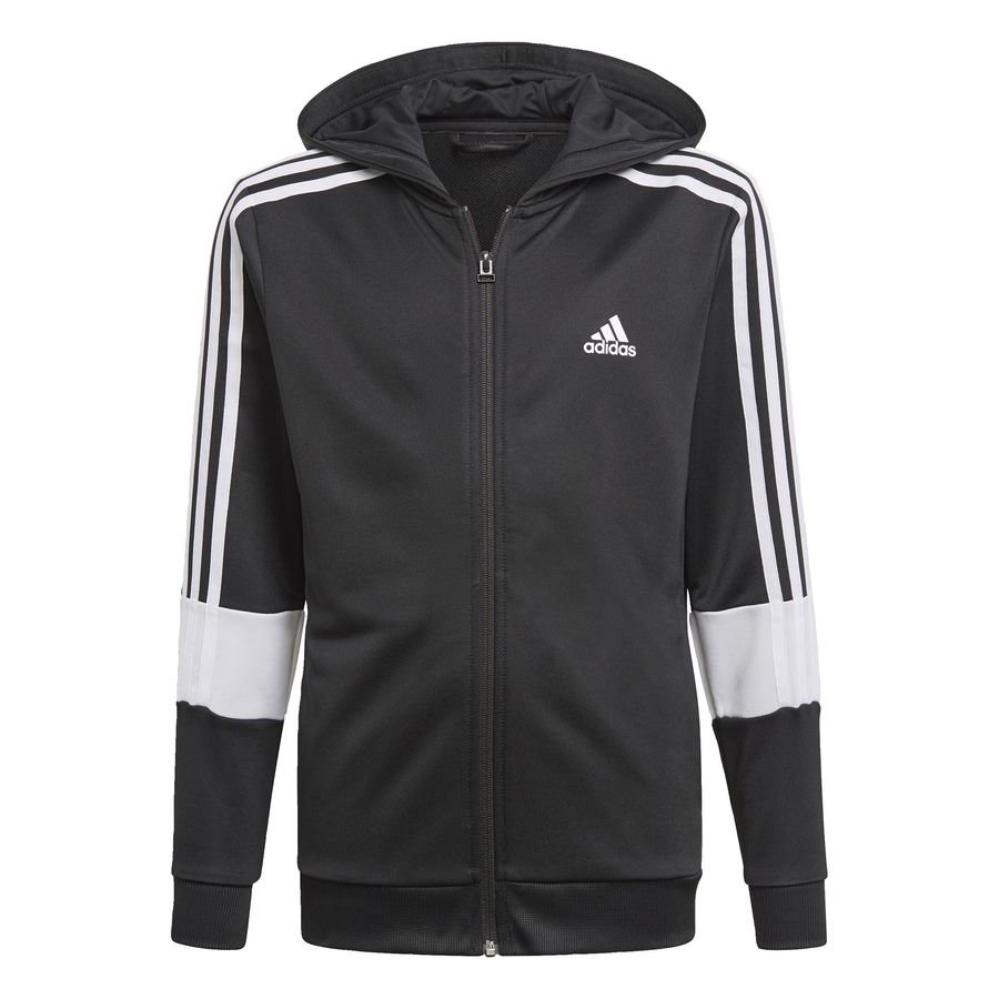 Adidas Hoodie Must Haves Aeroready 3 Stripes Full Zip Zwart/Wit Kinderen online kopen