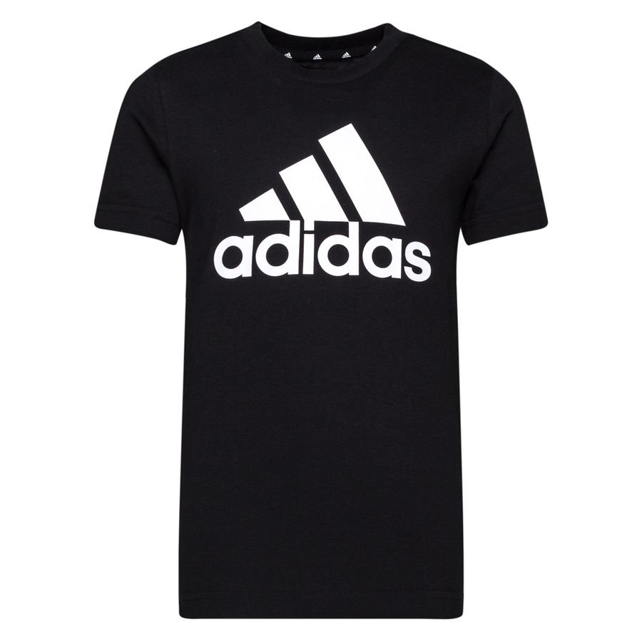 adidas T-Shirt Essentials Big Logo - Sort/Hvid Børn thumbnail