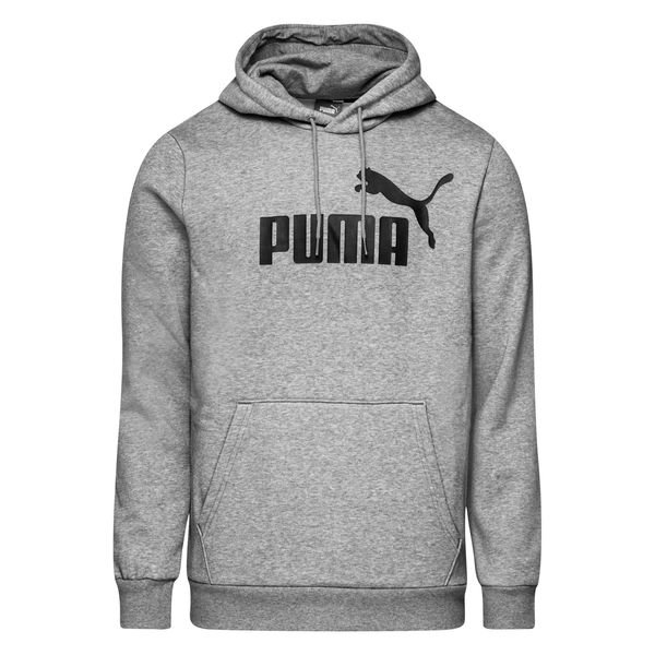PUMA Hoodie Essential - Medium Grey Heather/Black | www.unisportstore.com