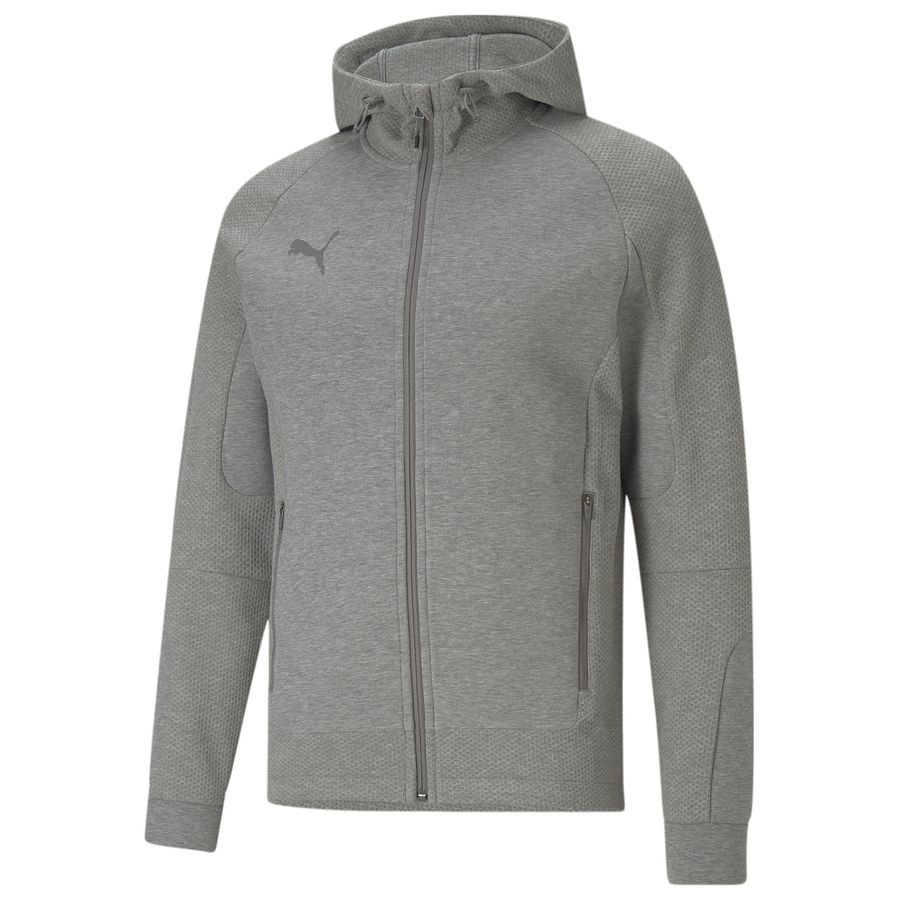 teamCUP Casuals Hooded Jacket Medium Gray Heather thumbnail