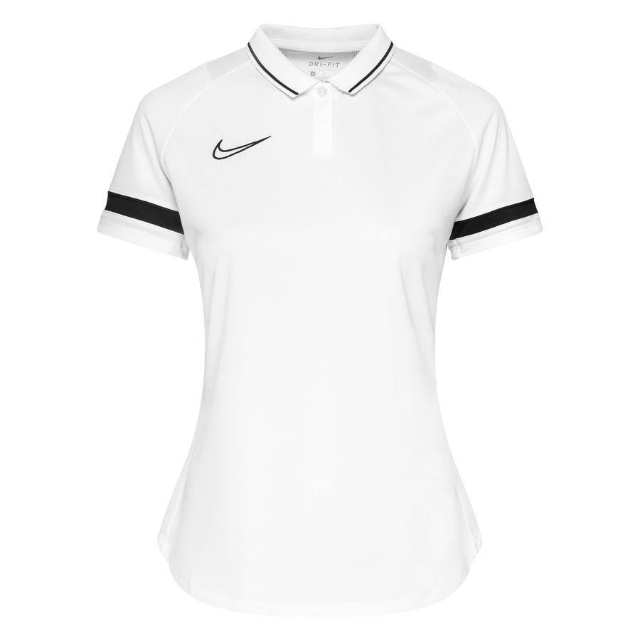 Nike Polo Dri-FIT Academy 21 - Hvid/Sort Kvinde