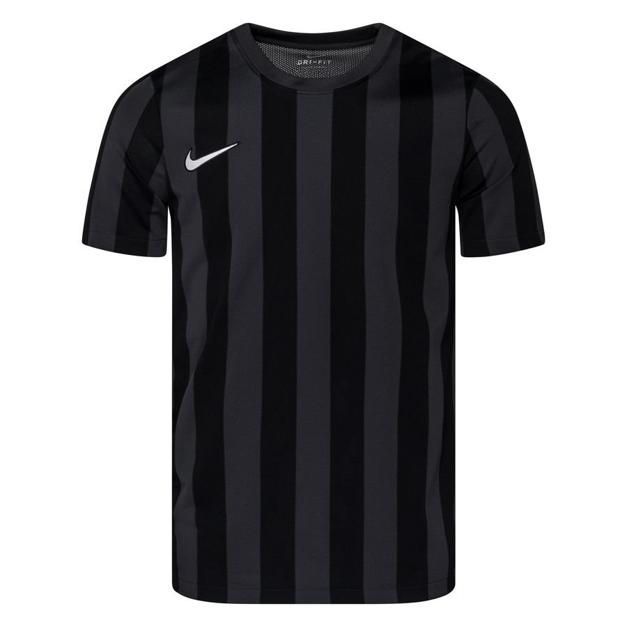 Nike Spilletrøje DF Striped Division IV - Grå/Sort/Hvid thumbnail