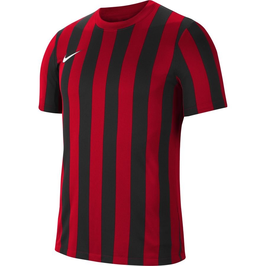 Nike Spilletrøje DF Striped Division IV - Rød/Sort/Hvid