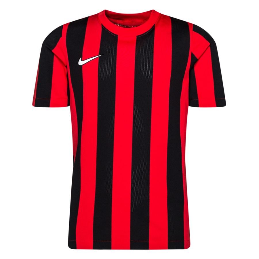 Nike Spilletrøje DF Striped Division IV - Rød/Sort/Hvid Børn