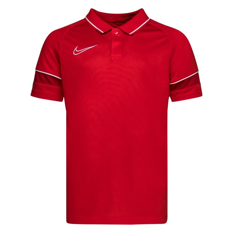 Nike Polo Dri-FIT Academy 21 - Rød/Hvid Børn thumbnail