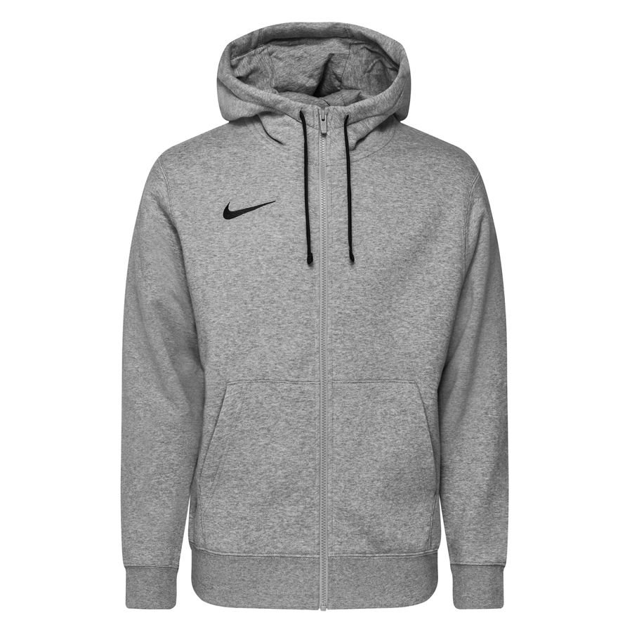 Nike Hættetrøje Fleece FZ Park 20 - Grå/Sort