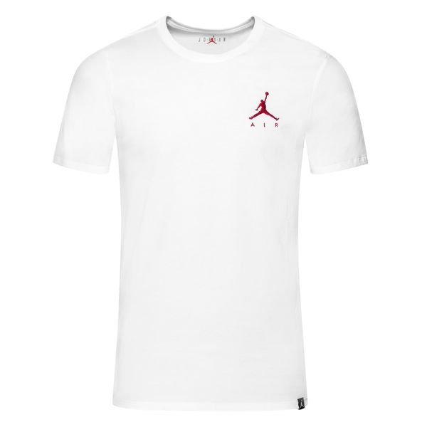 Nike T-Shirt Jordan Jumpman Air - White/Gym Red | www.unisportstore.com