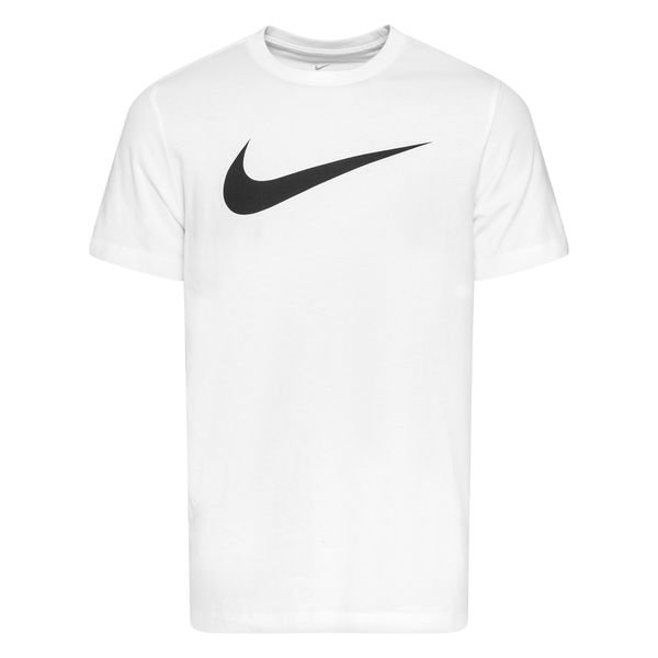 Nike T-Shirt NSW Icon Swoosh - White/Black | www.unisportstore.com