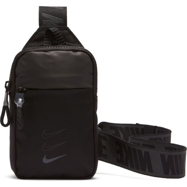 Nike Shoulder Bag NSW Essentials - Black/Dark Smoke Grey | www ...